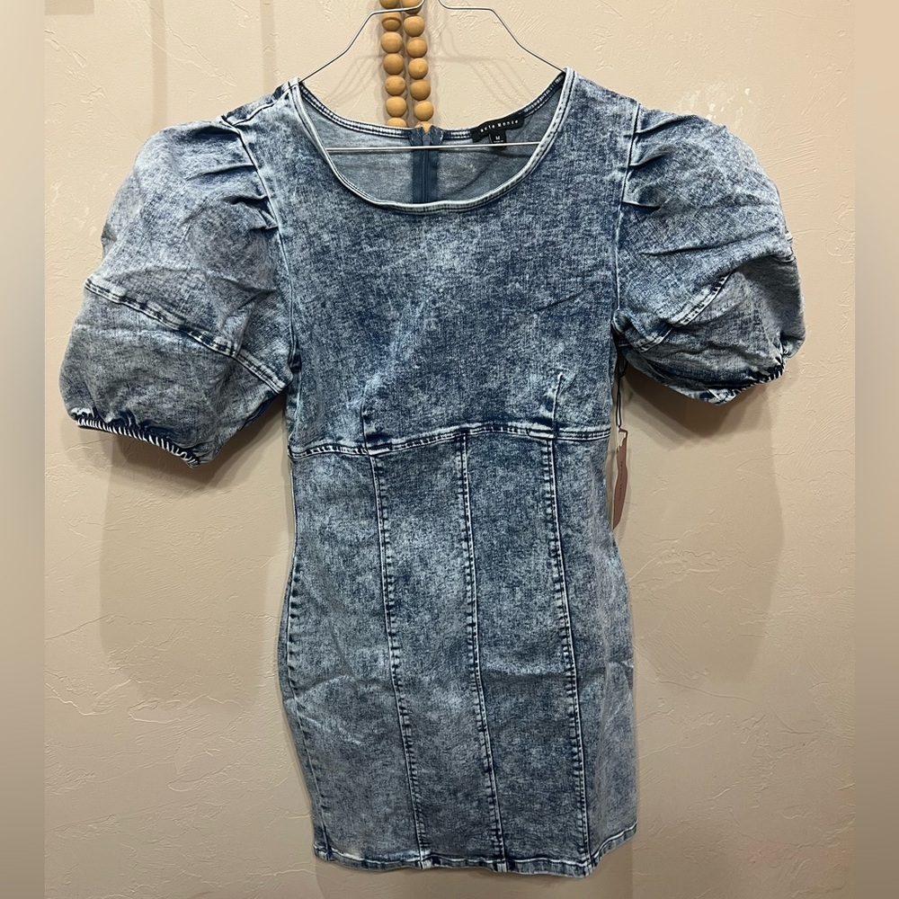 NWT Denim dress size medium